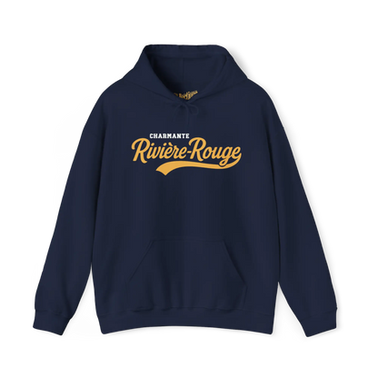 Local D’abord - Sweat à capuche - Sweat à capuche - Charmante Rivière-Rouge - Marine / S / M