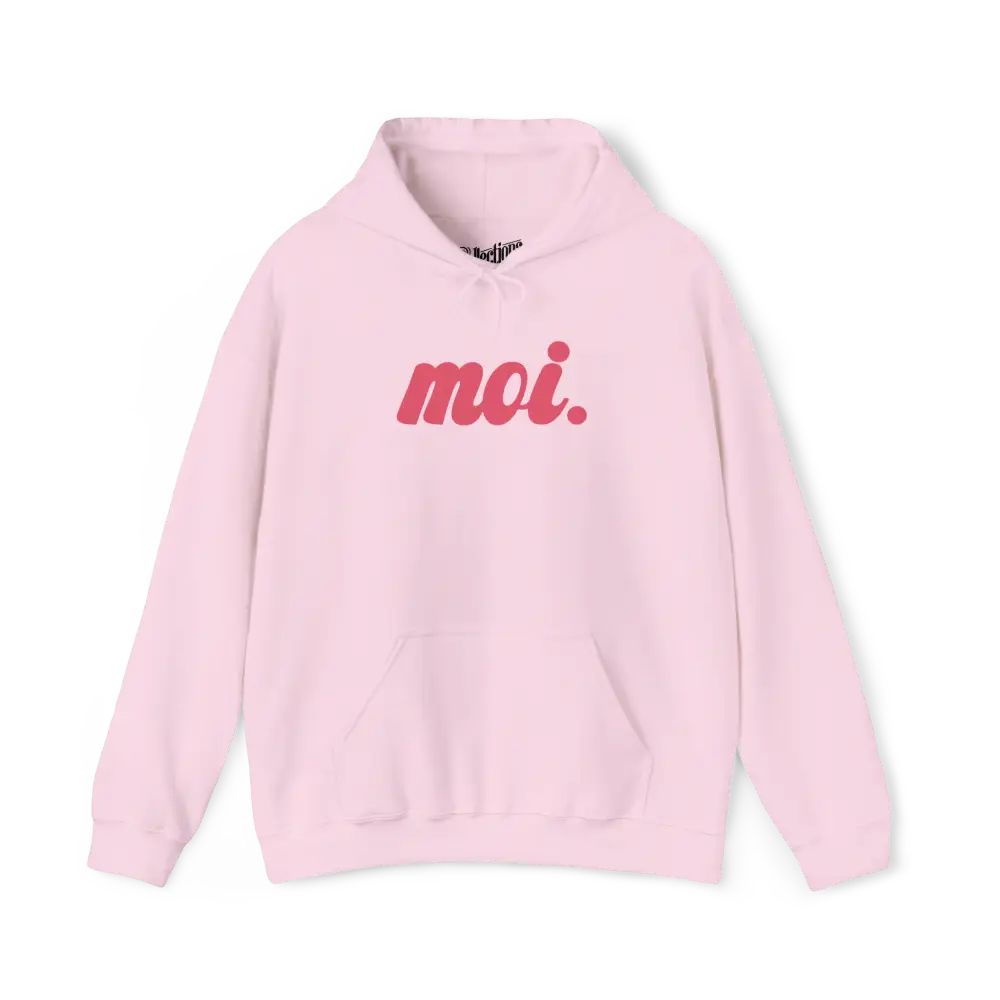 Mot Pour Mot - Sweat à capuche - Sweat à capuche - Chic Moi - Rose clair / S / M
