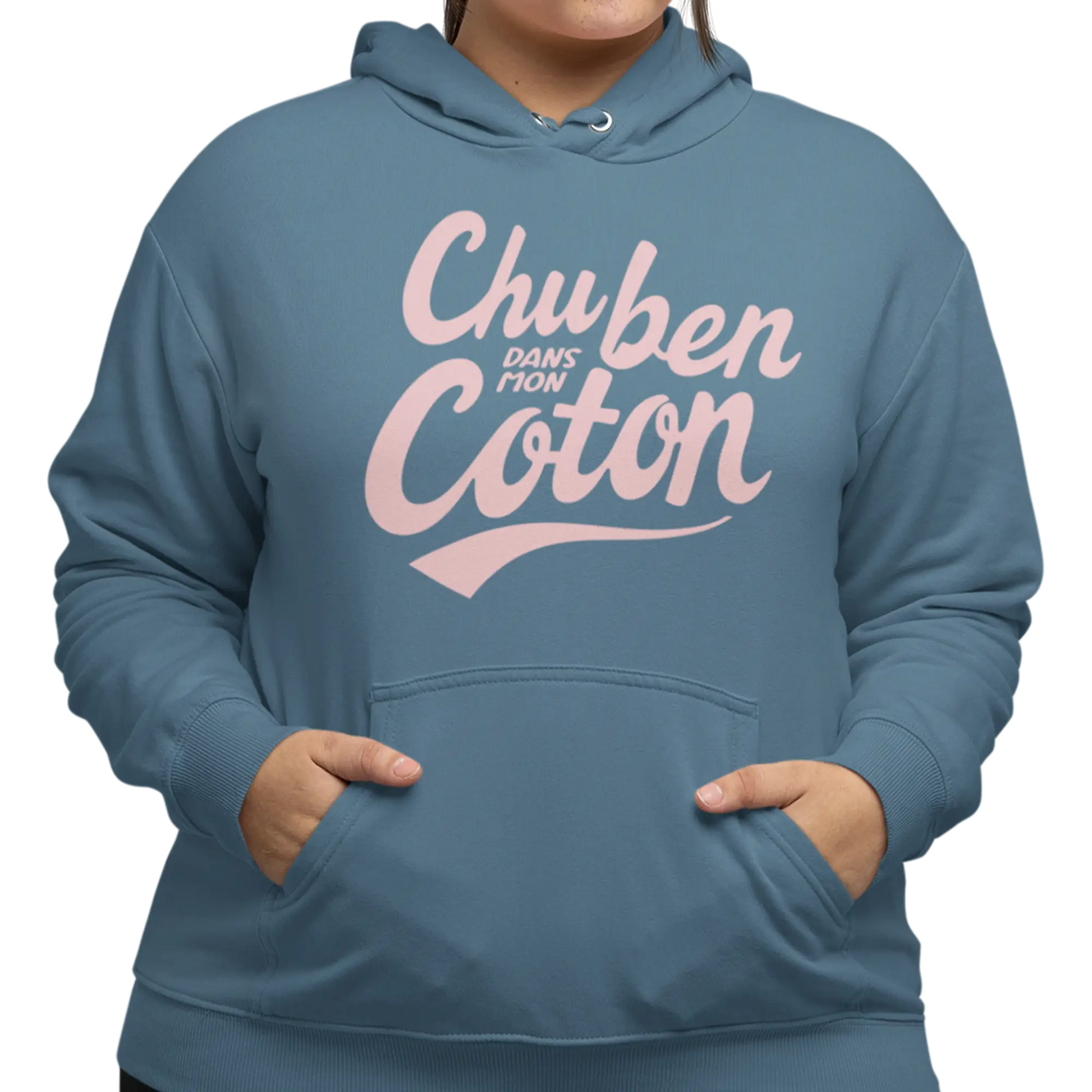 Mot Pour Mot - Sweat à capuche - Sweat à capuche - Chu ben dans mon coton