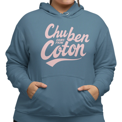 Mot Pour Mot - Sweat à capuche - Sweat à capuche - Chu ben dans mon coton