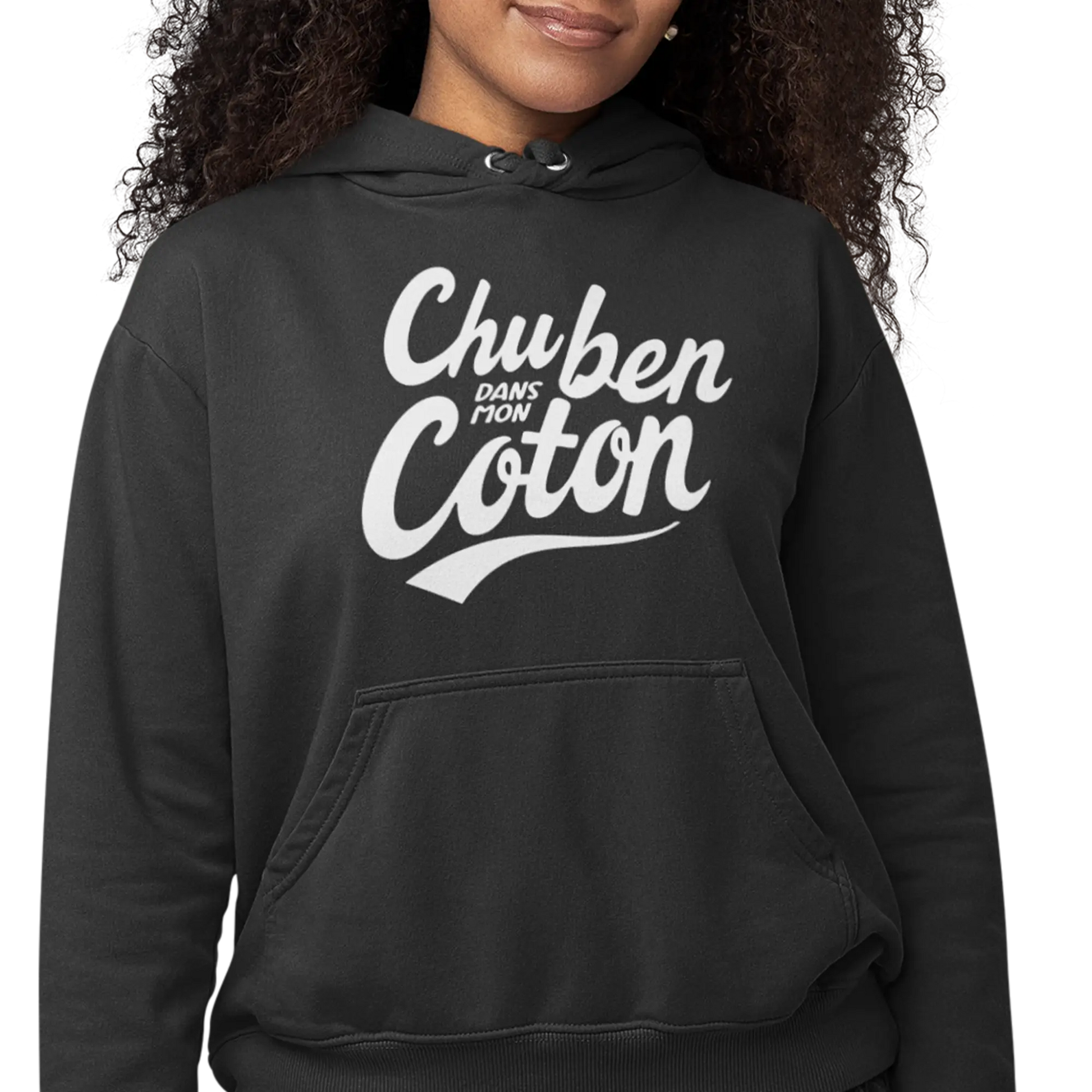 Mot Pour Mot - Sweat à capuche - Sweat à capuche - Chu ben dans mon coton