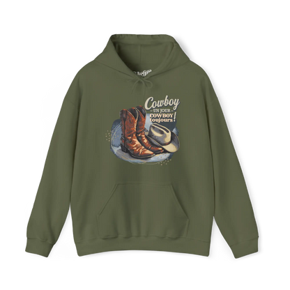 Rodéo Moderne - Sweat à capuche - Sweat à capuche – Cowboy un jour Cowboy toujours!