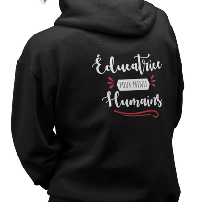 Vie d’Prof - Sweat à capuche - Éducatrice pour minis humains