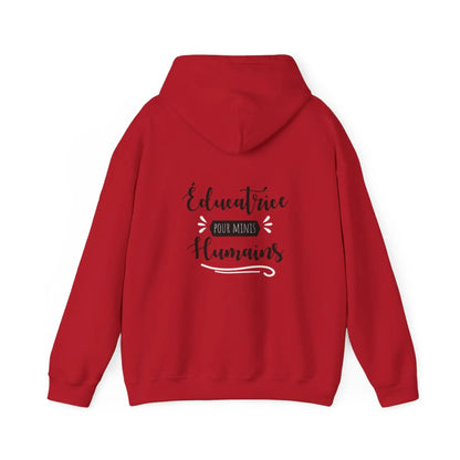 Vie d’Prof - Sweat à capuche - Éducatrice pour minis humains - Cardinal / S / M