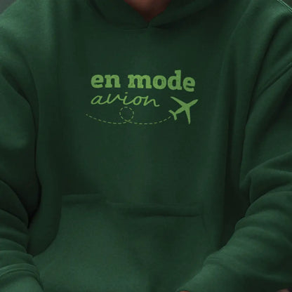 #camping - Sweat à capuche - Sweat à capuche - En mode avion