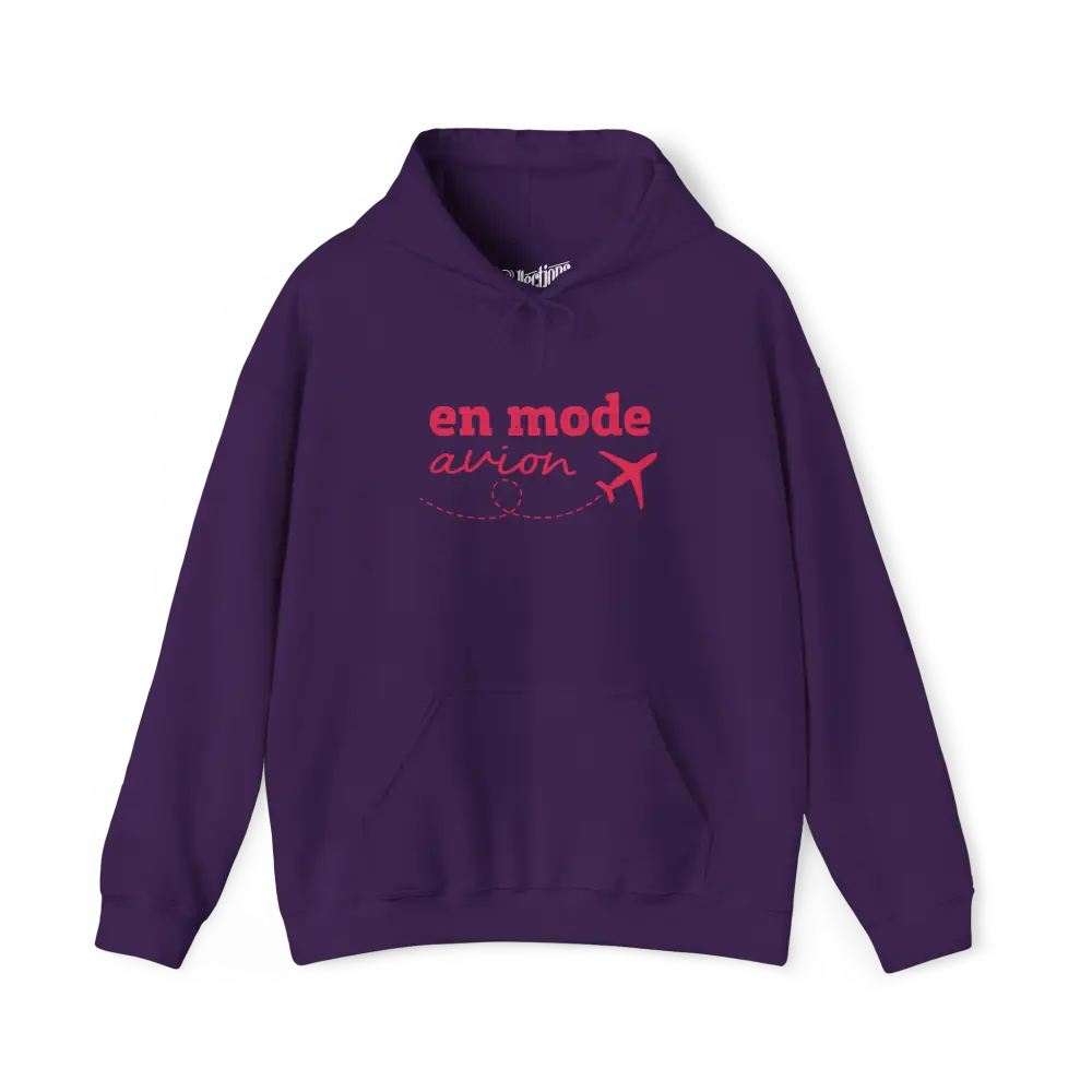 #camping - Sweat à capuche - Sweat à capuche - En mode avion