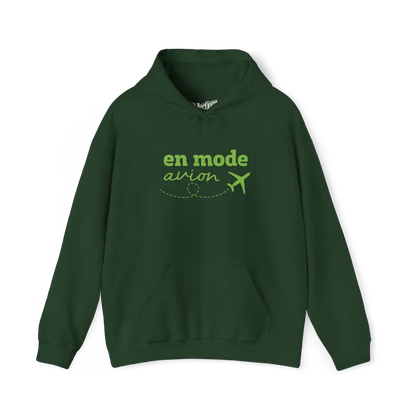 #camping - Sweat à capuche - Sweat à capuche - En mode avion - Forêt / S / M