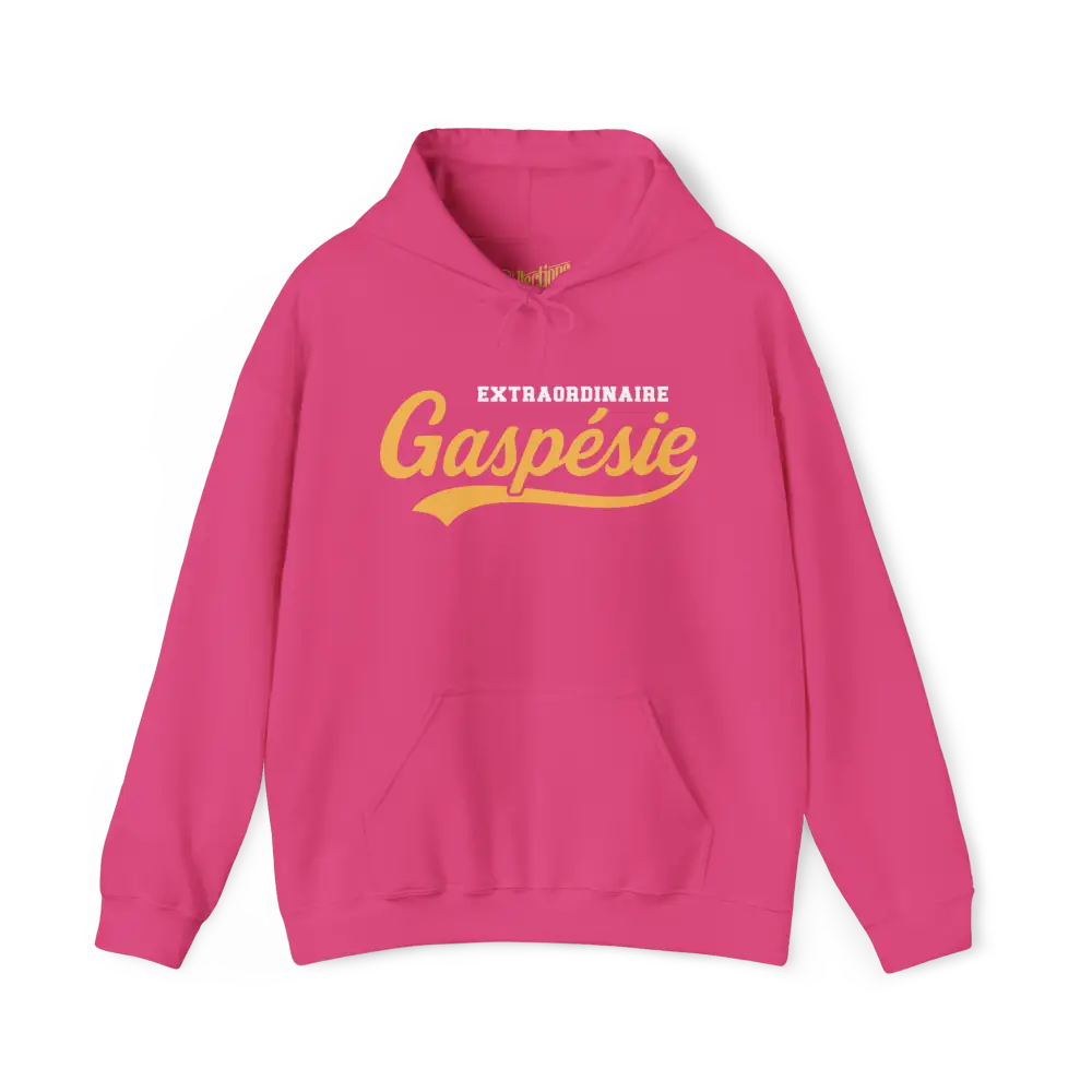 Local D’abord - Sweat à capuche - Sweat à capuche - Extraordinaire Gaspésie - Fleur exotique / S / M