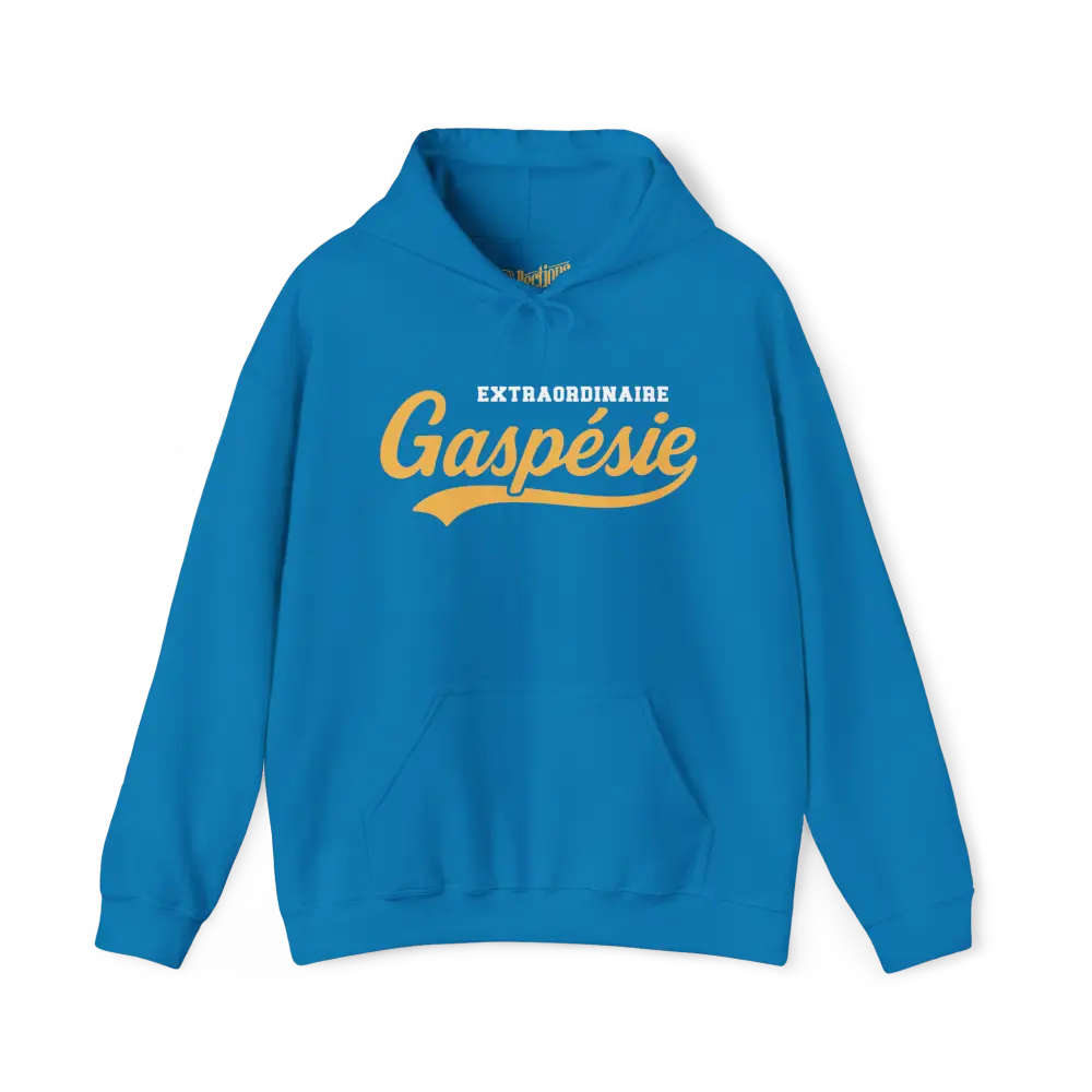 Local D’abord - Sweat à capuche - Sweat à capuche - Extraordinaire Gaspésie - Saphire / S / M