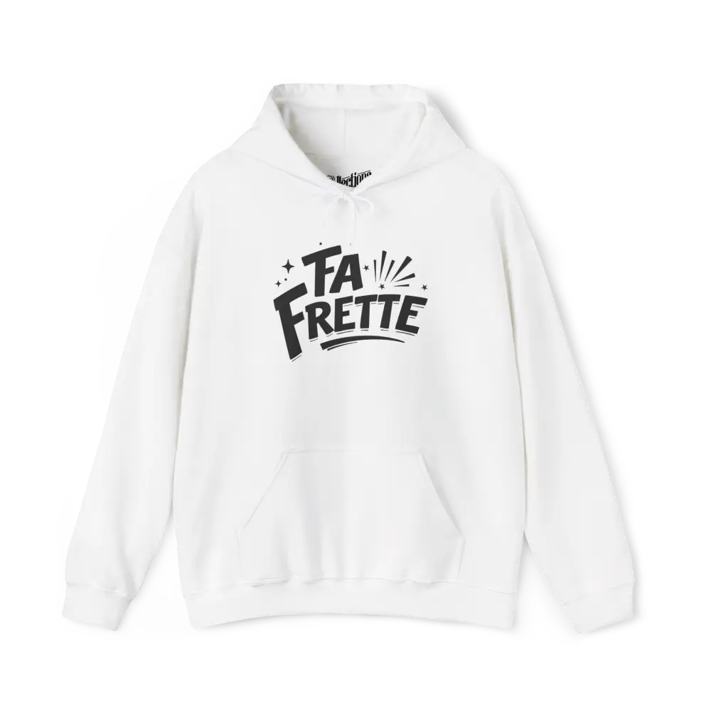 Hiver - Sweat à capuche - Fa Frette - Blanc / S / M