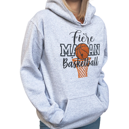 Famille et Cie - Sweat à capuche - Sweat à capuche - Fière Maman Basketball