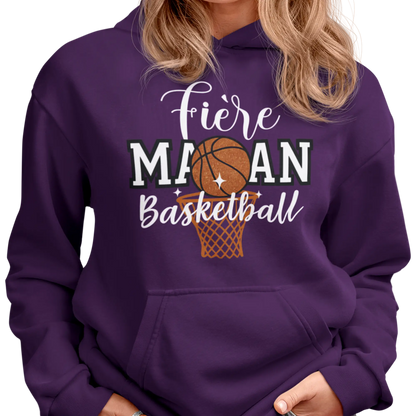 Famille et Cie - Sweat à capuche - Sweat à capuche - Fière Maman Basketball