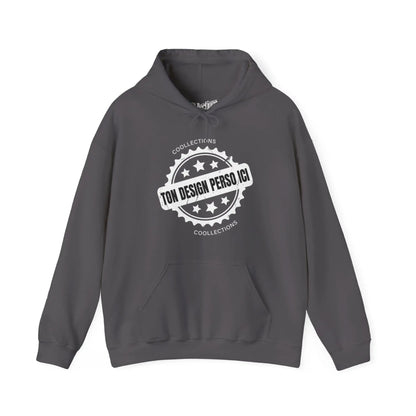 Personnaliser - Sweat à capuche - Sweat à capuche foncé - Personnalisé - Charbon / S / M