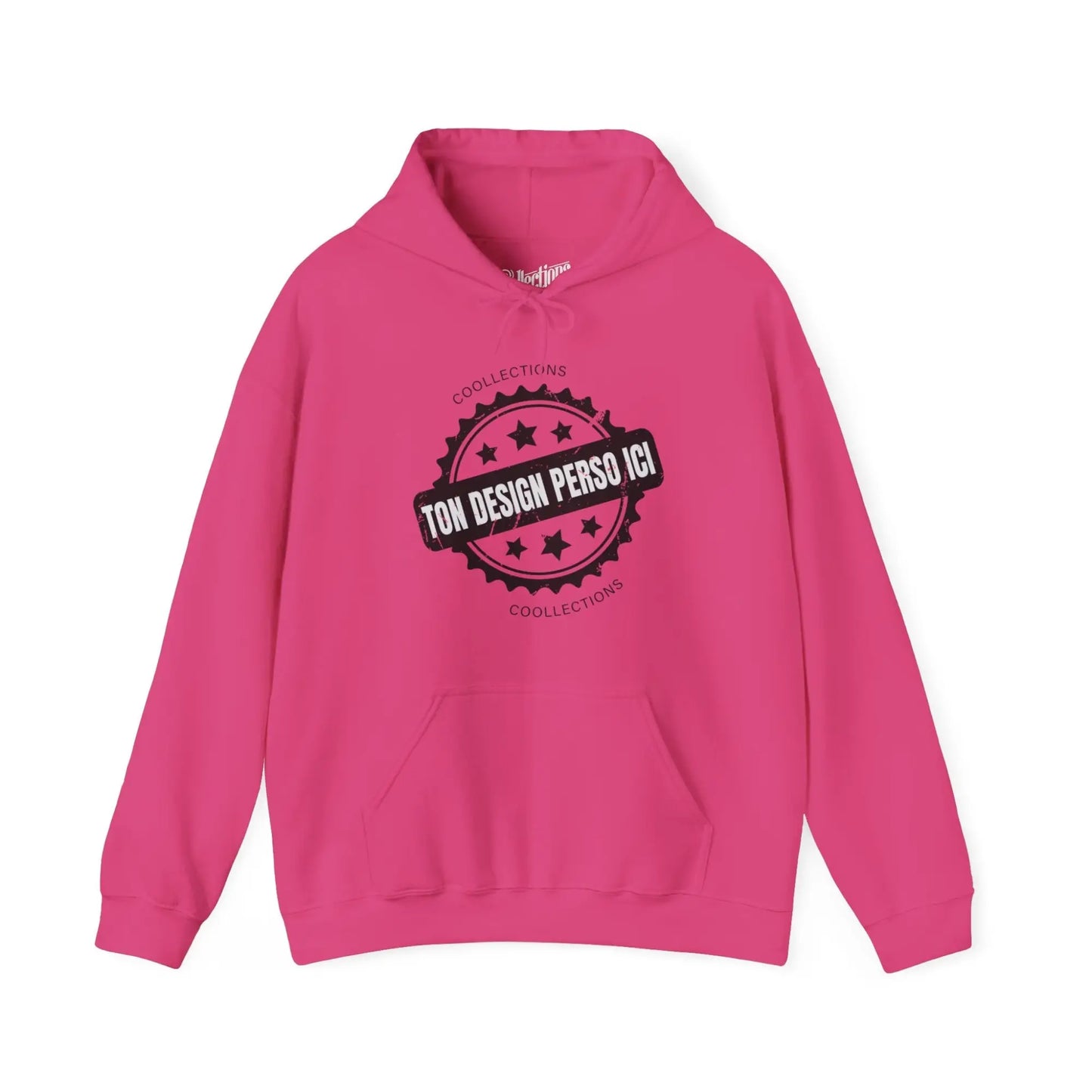Personnaliser - Sweat à capuche - Sweat à capuche foncé - Personnalisé - Fleur exotique / S / M