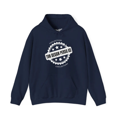 Personnaliser - Sweat à capuche - Sweat à capuche foncé - Personnalisé - Marine / S / M