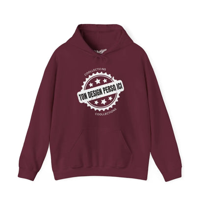 Personnaliser - Sweat à capuche - Sweat à capuche foncé - Personnalisé - Marron / S / M