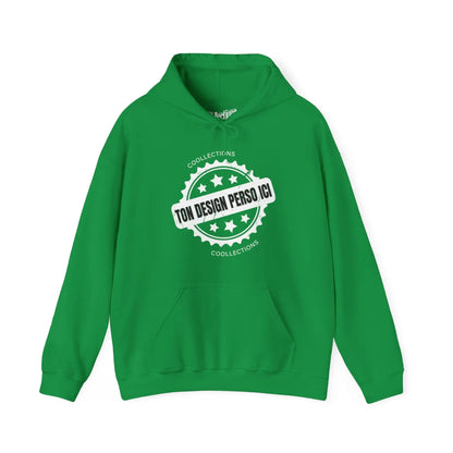 Personnaliser - Sweat à capuche - Sweat à capuche foncé - Personnalisé - Vert / S / M
