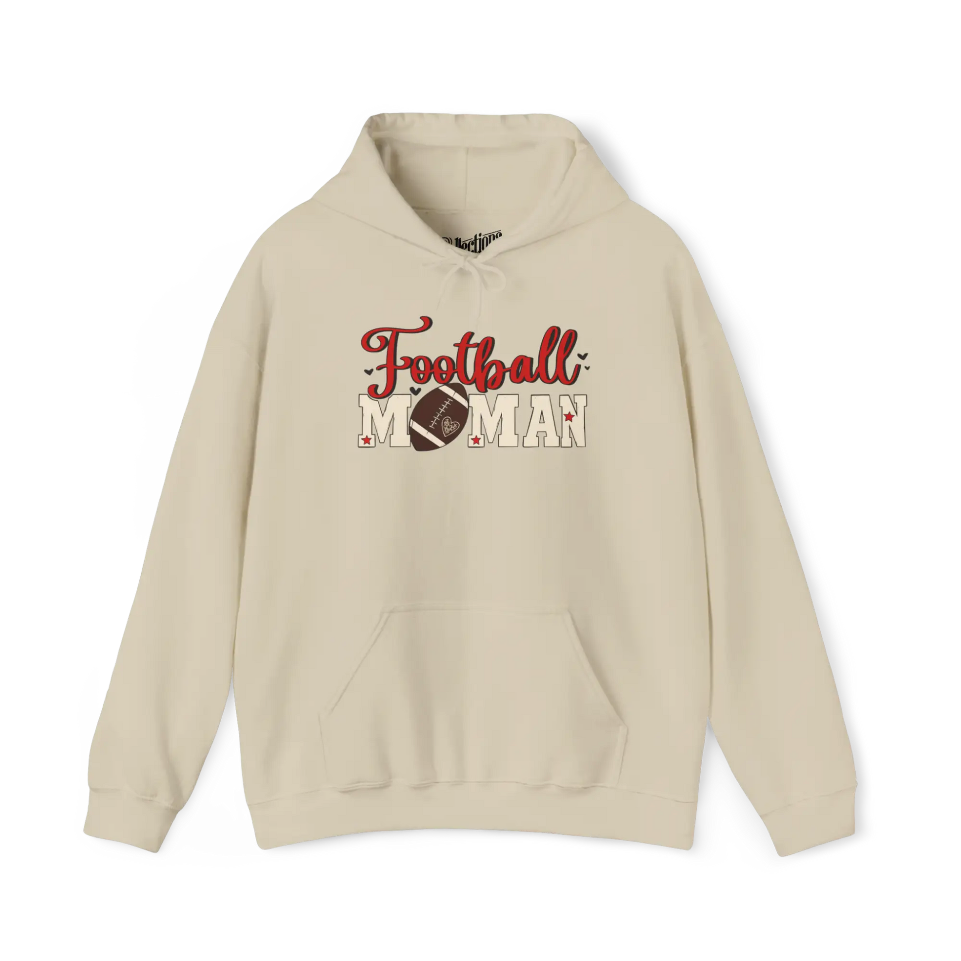 Famille et Cie - Sweat à capuche - Sweat à capuche - Football Maman - Sable / S / M