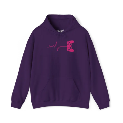 Gameur - Sweat à capuche - Sweat à capuche - Gaming Life - Mauve / S / M