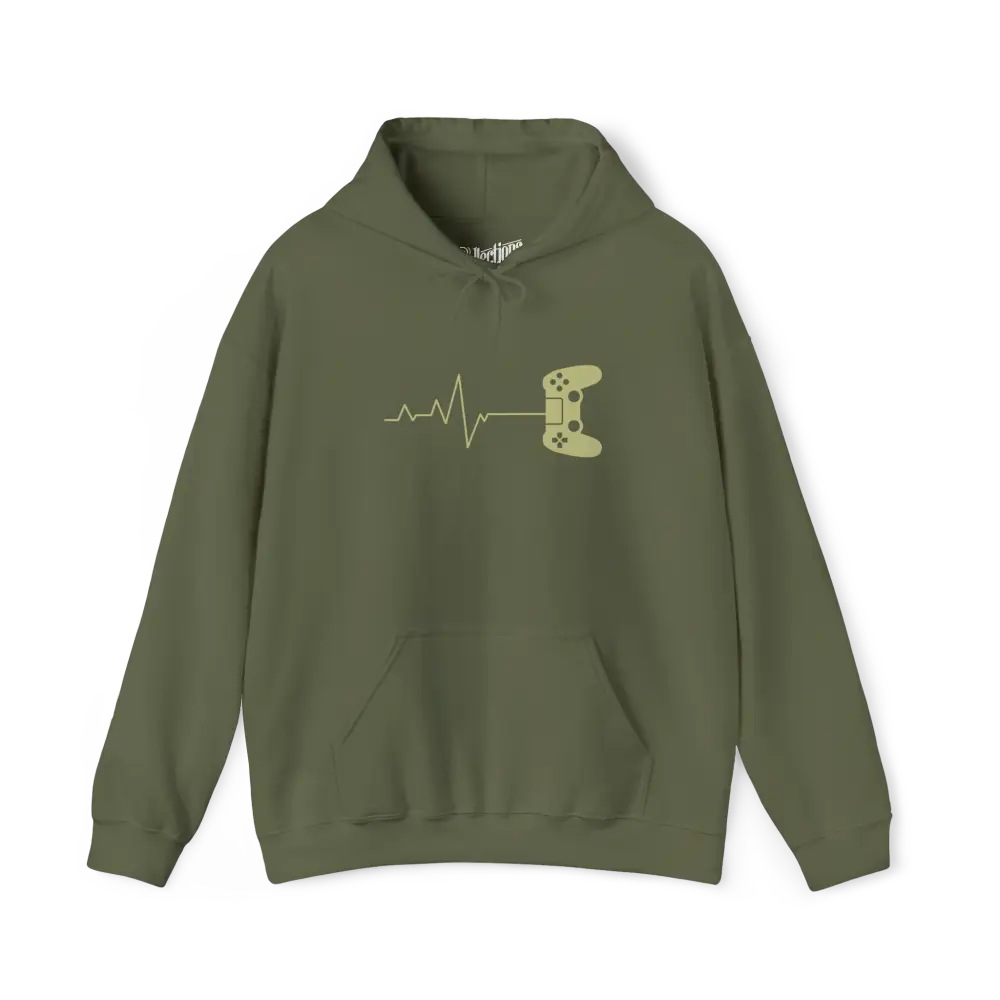 Gameur - Sweat à capuche - Sweat à capuche - Gaming Life - Militaire / S / M