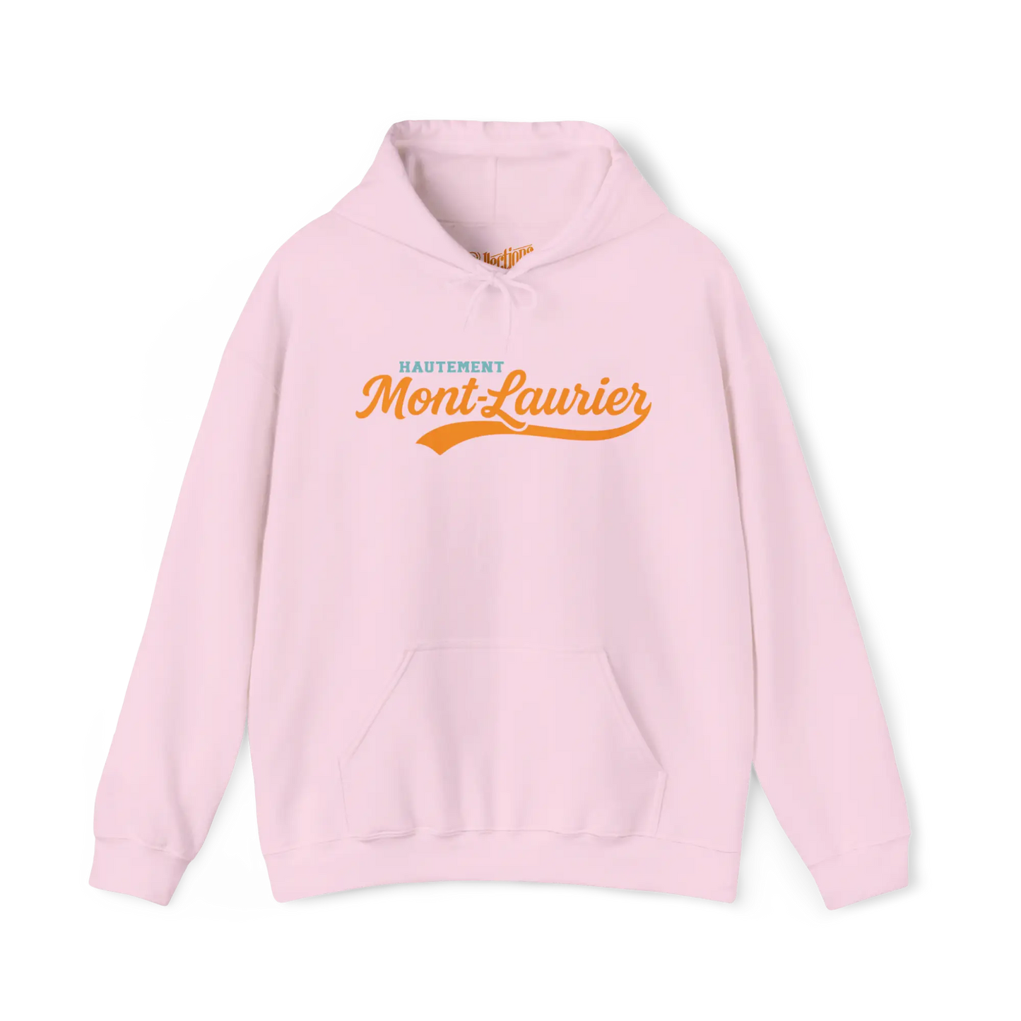 Local D’abord - Sweat à capuche - Sweat à capuche - Hautement Mont-Laurier - Rose clair / S / M