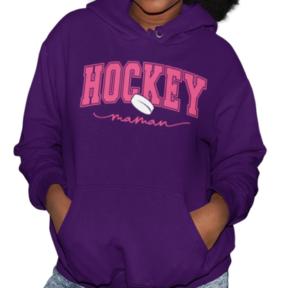 Famille et Cie - Sweat à capuche - Sweat à capuche - Hockey Maman