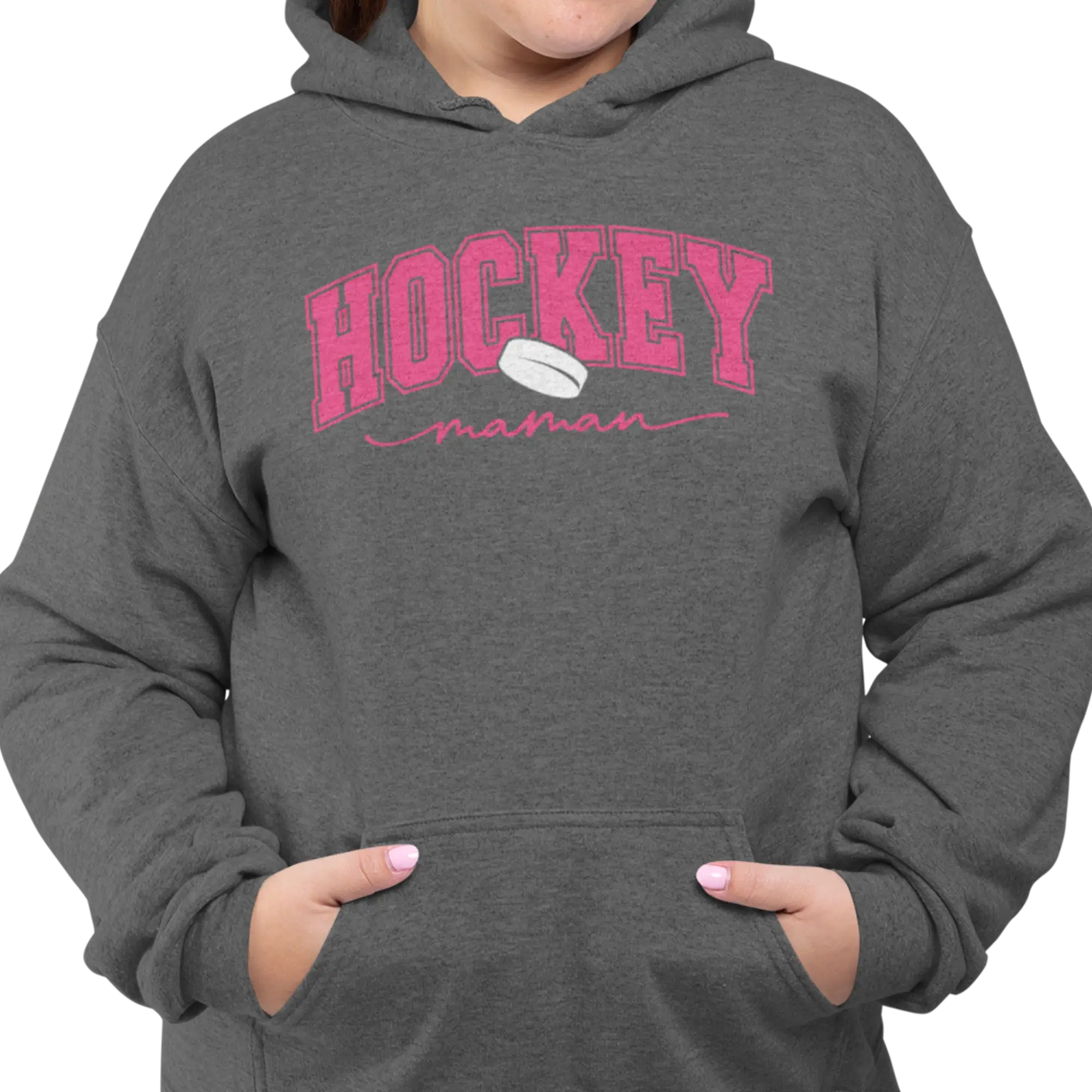 Famille et Cie - Sweat à capuche - Sweat à capuche - Hockey Maman