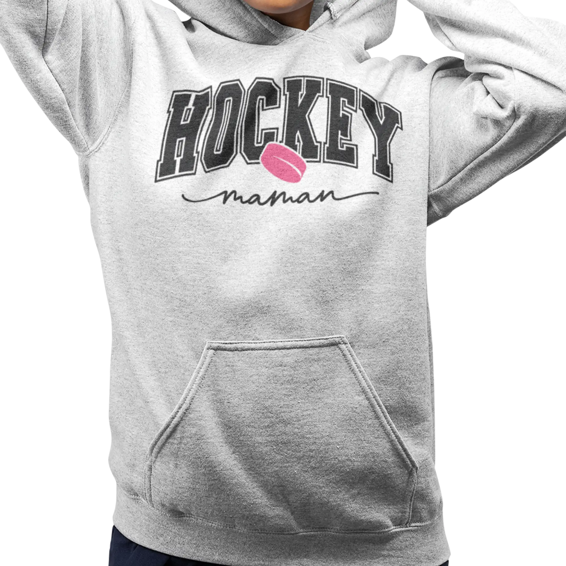 Famille et Cie - Sweat à capuche - Sweat à capuche - Hockey Maman