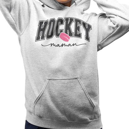 Famille et Cie - Sweat à capuche - Sweat à capuche - Hockey Maman