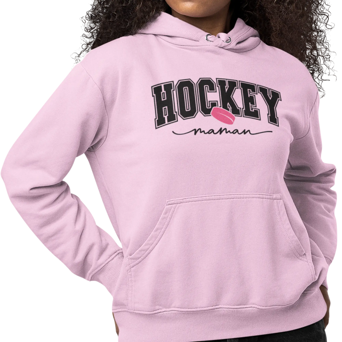 Famille et Cie - Sweat à capuche - Sweat à capuche - Hockey Maman