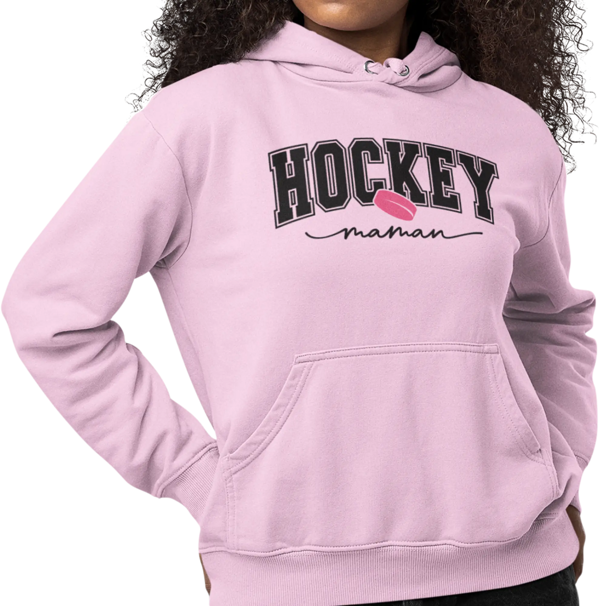Famille et Cie - Sweat à capuche - Sweat à capuche - Hockey Maman