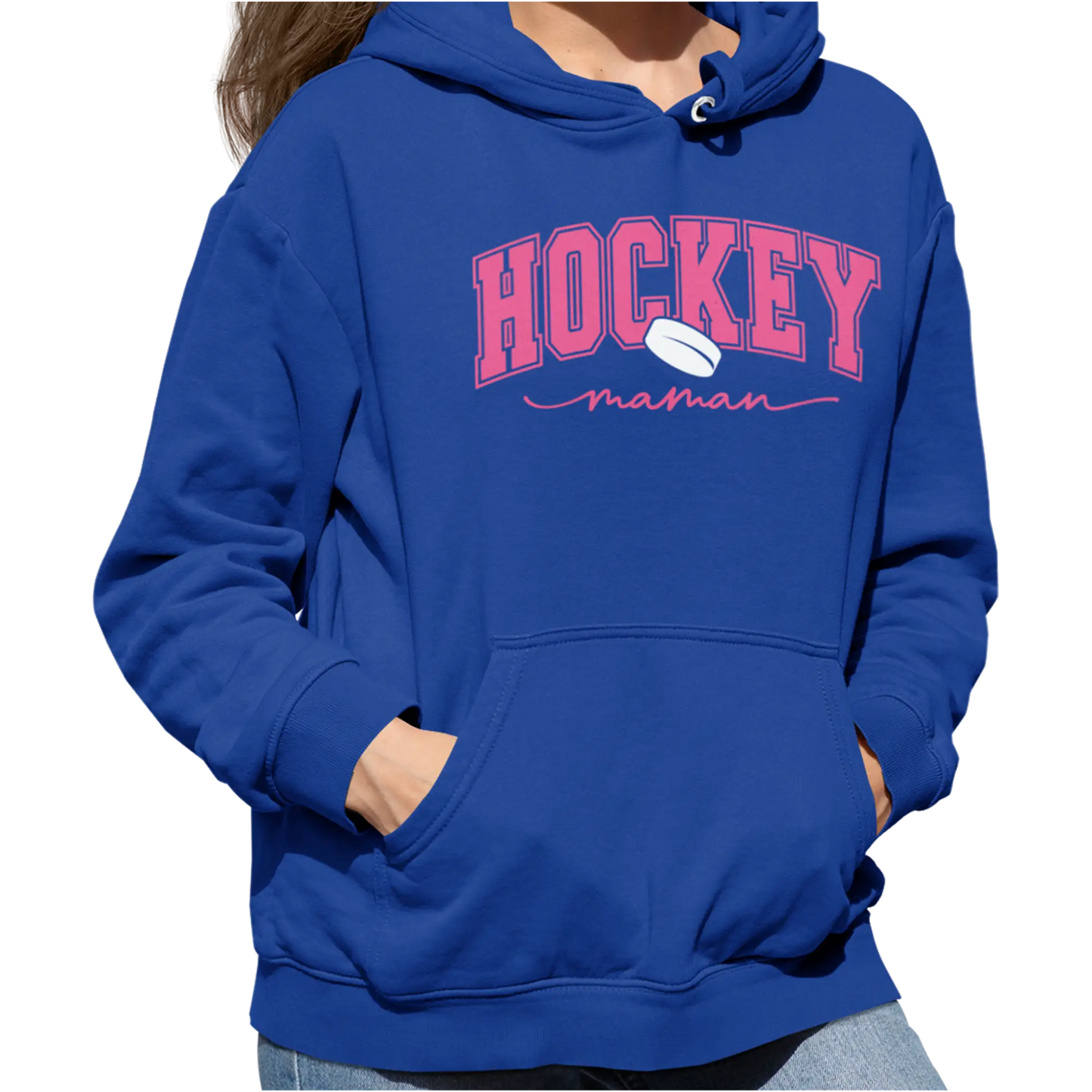 Famille et Cie - Sweat à capuche - Sweat à capuche - Hockey Maman