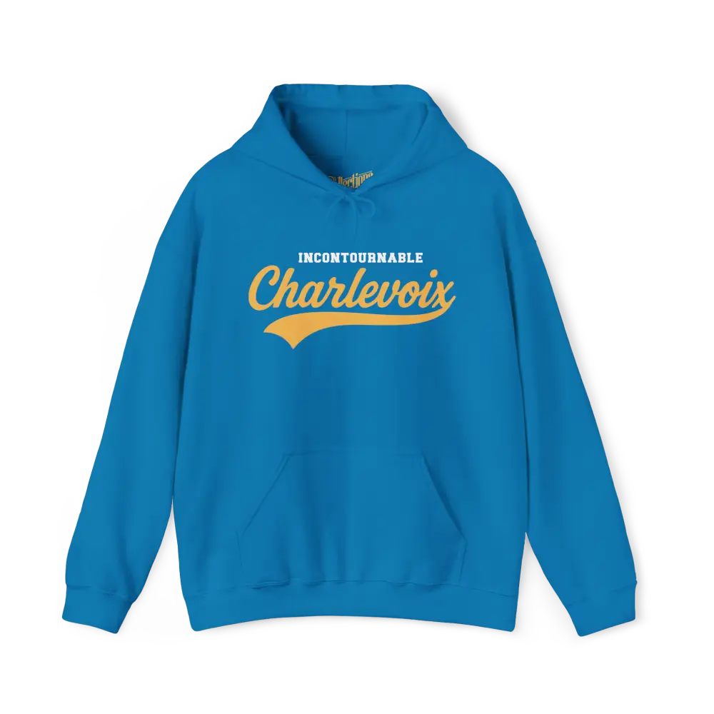 Local D’abord - Sweat à capuche - Sweat à capuche - Incontournable Charlevoix - Saphire / S / M