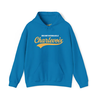 Local D’abord - Sweat à capuche - Sweat à capuche - Incontournable Charlevoix - Saphire / S / M