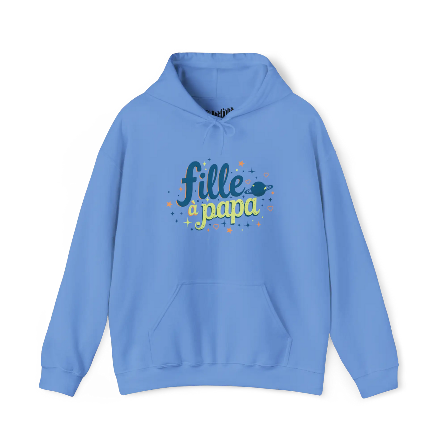 Jeunes - Sweat à capuche - Sweat à capuche - Jeunes - Fille à papa - Bleu Caroline / XS (4-6 ans)