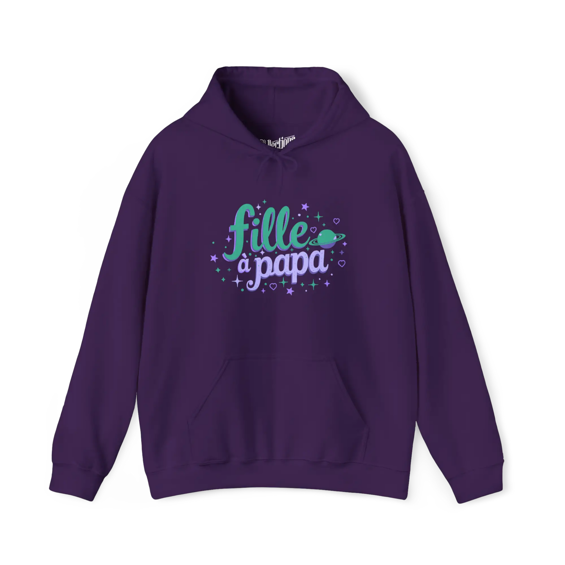 Jeunes - Sweat à capuche - Sweat à capuche - Jeunes - Fille à papa - Mauve / XS (4-6 ans)