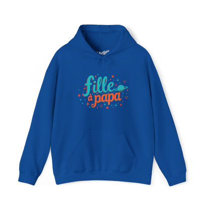 Jeunes - Sweat à capuche - Sweat à capuche - Jeunes - Fille à papa - Royal / XS (4-6 ans)