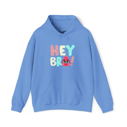 Jeunes - Sweat à capuche - Sweat à capuche - Jeunes - Hey Bro! - Bleu Caroline / XS (4-6 ans)