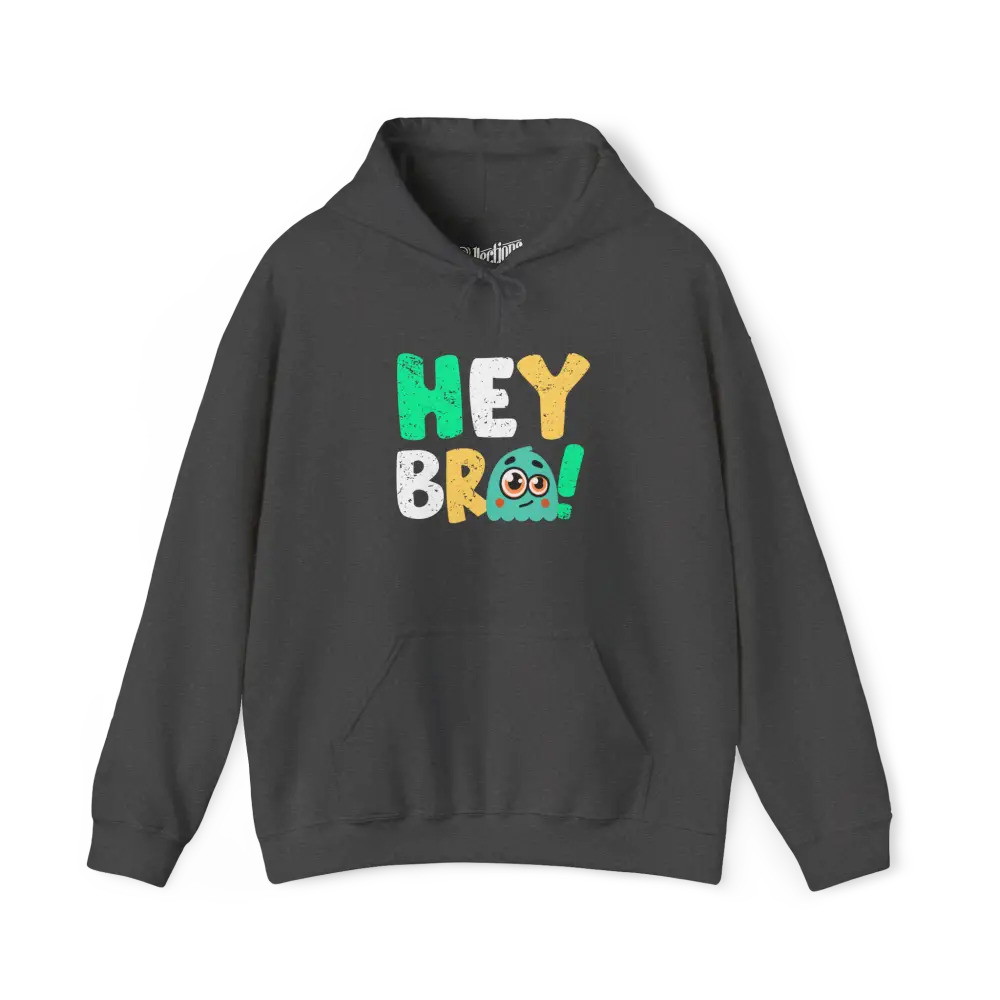 Jeunes - Sweat à capuche - Sweat à capuche - Jeunes - Hey Bro! - Graphite / XS (4-6 ans)