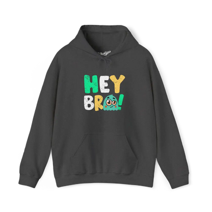 Jeunes - Sweat à capuche - Sweat à capuche - Jeunes - Hey Bro! - Graphite / XS (4-6 ans)