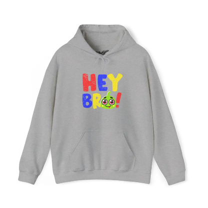 Jeunes - Sweat à capuche - Sweat à capuche - Jeunes - Hey Bro! - Gris Sport / XS (4-6 ans)
