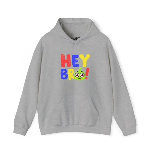 Jeunes - Sweat à capuche - Sweat à capuche - Jeunes - Hey Bro! - Gris Sport / XS (4-6 ans)
