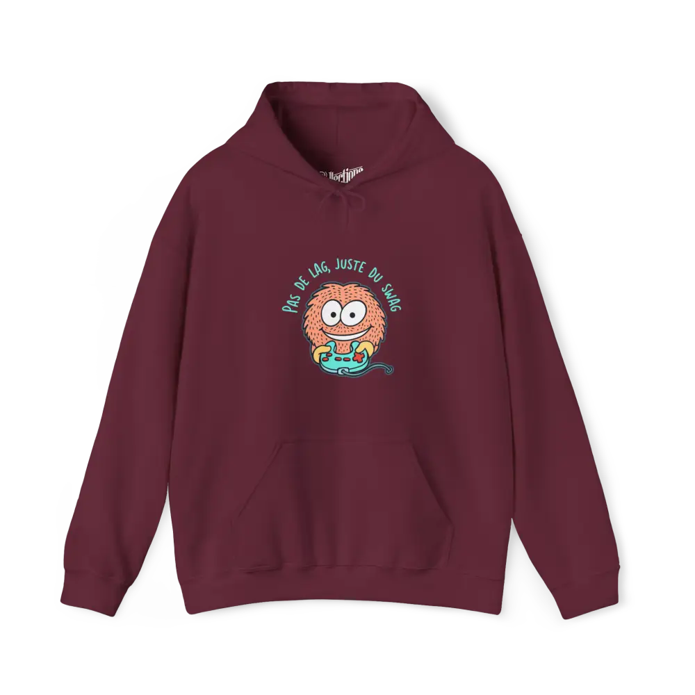 Jeunes - Sweat à capuche - Sweat à capuche - Jeunes - Pas de lag juste du swag - Marron / XS (4-6 ans)