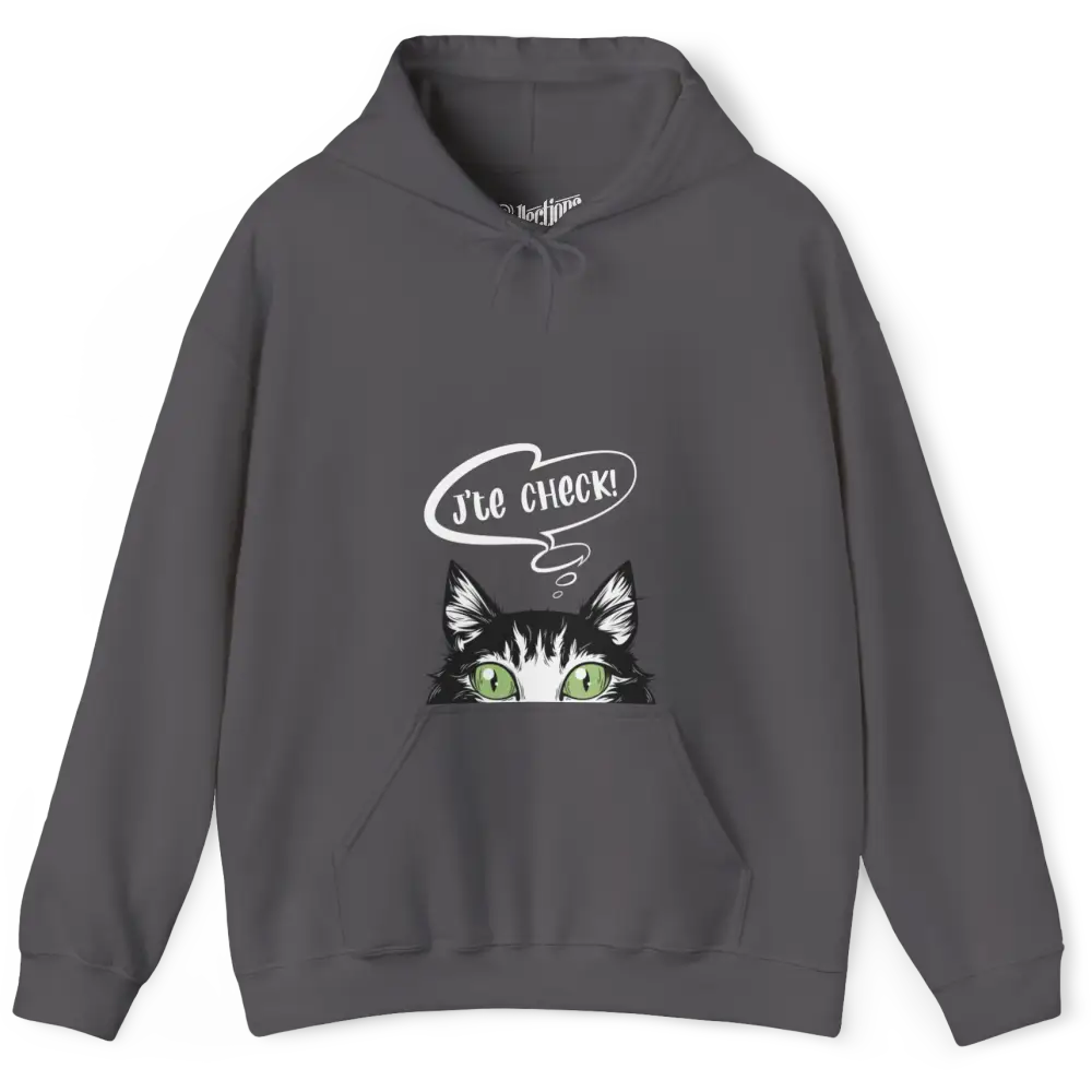 Les Poilus - Sweat à capuche - Sweat à capuche – J’te Watch! - Charbon / S / M