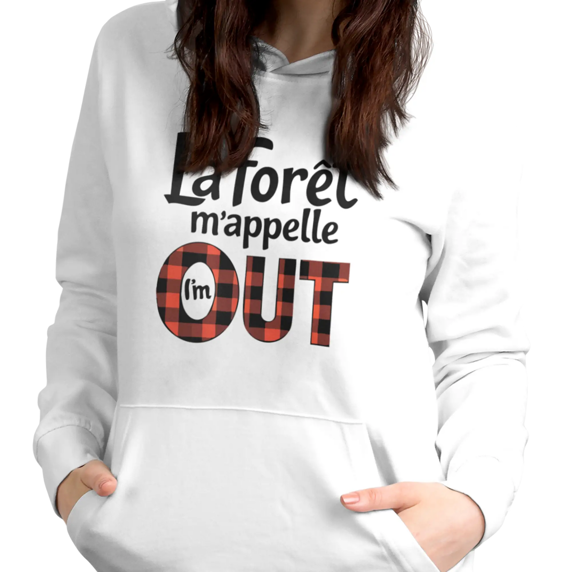 #camping - Sweat à capuche - Sweat à capuche - La forêt m’appelle OUT