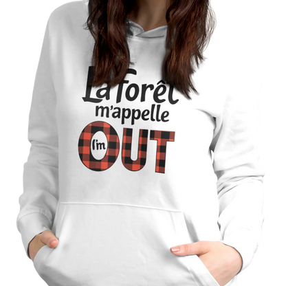 #camping - Sweat à capuche - Sweat à capuche - La forêt m’appelle OUT