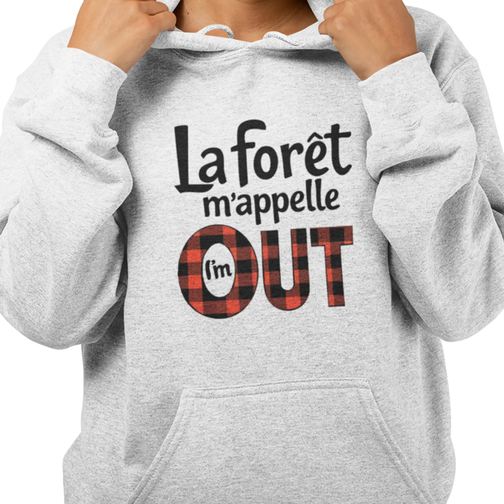 #camping - Sweat à capuche - Sweat à capuche - La forêt m’appelle OUT