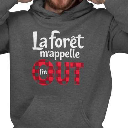 #camping - Sweat à capuche - Sweat à capuche - La forêt m’appelle OUT