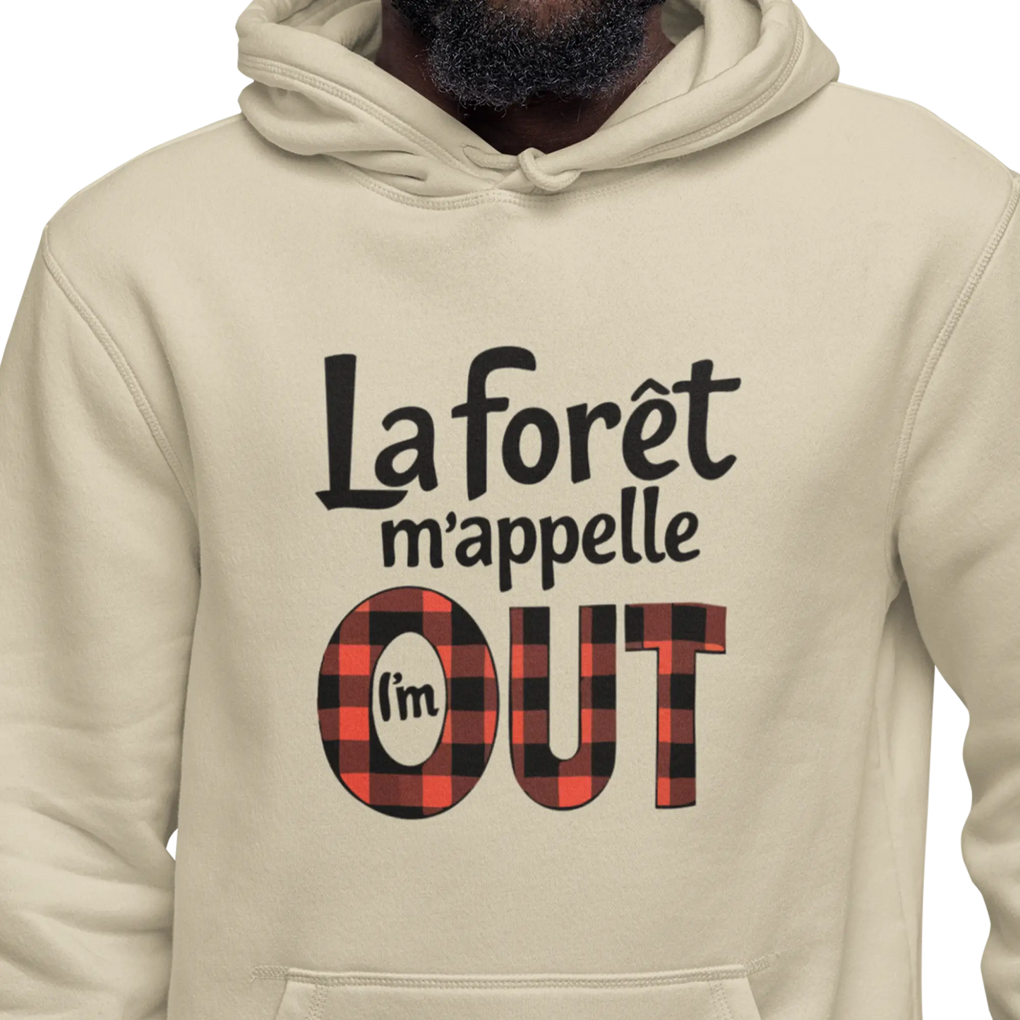 #camping - Sweat à capuche - Sweat à capuche - La forêt m’appelle OUT