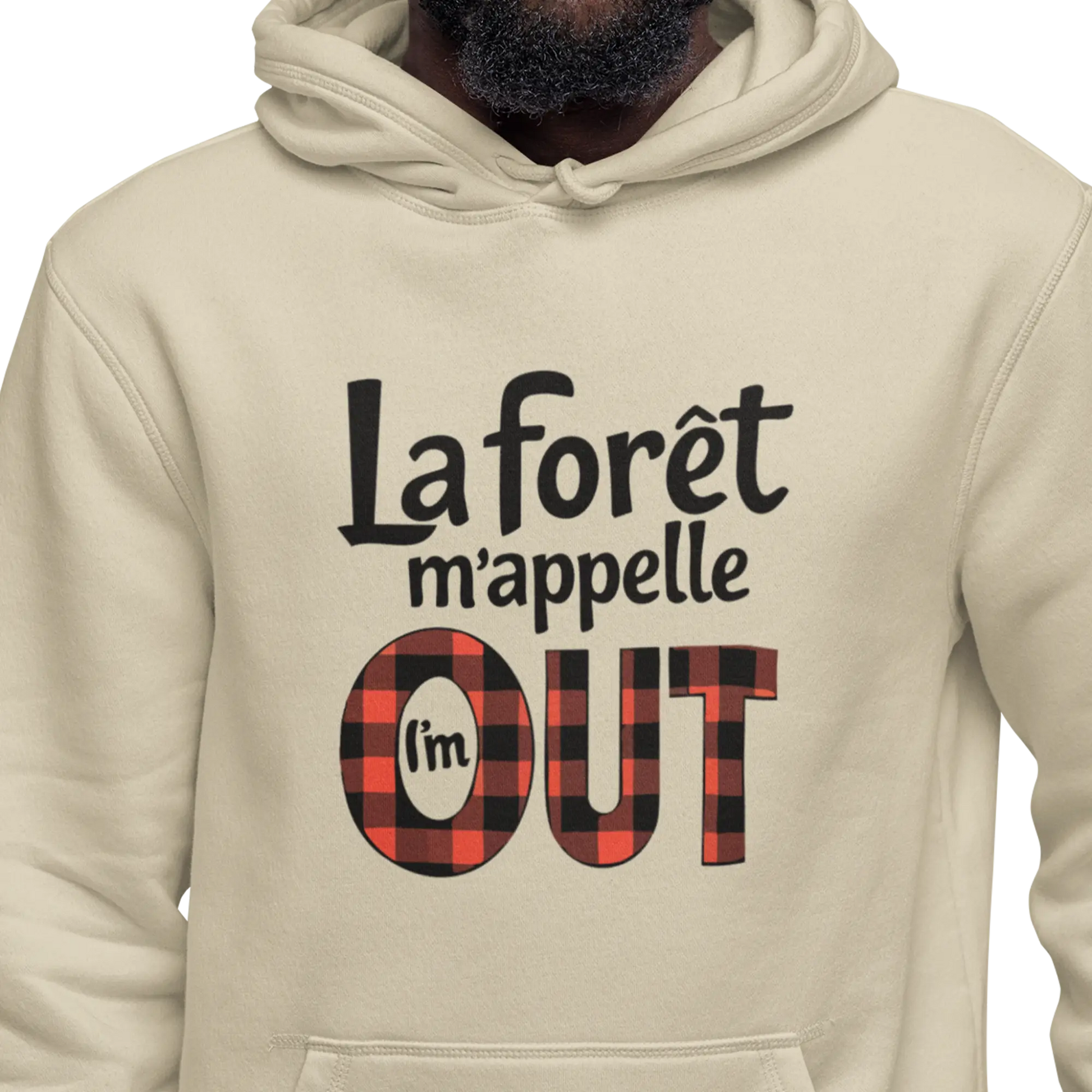 #camping - Sweat à capuche - Sweat à capuche - La forêt m’appelle OUT